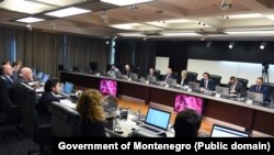 Vlada Crne Gore, kojoj je u avgustu prošle godine izglasano nepovjerenje. Podgorica, 14. novembar 2022.
