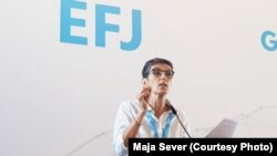 Maja Sever, predsednica Evropske federacije novinara