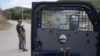 Oštećeno vozili kosovske policije nakon napada u Banjskoj, septembar 2023.