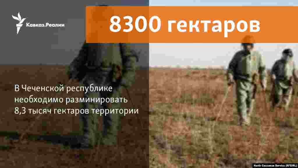 16.10.2017 // В Чечне необходимо разминировать 8,3 тысяч гектаров, сообщил старший оперативной группы по разминированию Чеченской Республики и Республики Ингушетия Минобороны РФ полковник Борис Алешин. 
