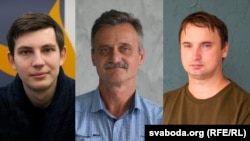 Novinari Radija Slobodna Evropa: Ihar Losik, Aleh Hruzdžilović i Andrej Kuznečik