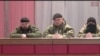 Украинаның шығысындағы сепаратистер "халық сотының" Youtube желісіне жарияланған видеосынан алынған скришот. 