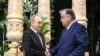 Владимир Путин и Эмомали Рахмон 8 октября