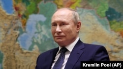 Руският президент Владимир Путин, 3 юни 2022 г.