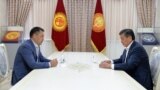 Садыр Жапаров жана Сооронбай Жээнбеков. 2020-жыл 13-октябрь. 