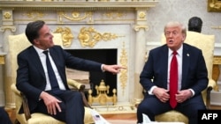 Američki predsednik Donald Trump sa generalnim sekretarom NATO-a Markom Ruteom u Beloj kući, juli 2025.