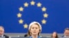 Ursula fon der Lajen na sednici Evropskog parlamenta, 6. oktobra 2025.