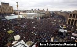 Революция на достойнството, Киев, пл. "Независимост", 19 февруари 2013 г.