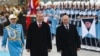 Ресей президенті Владимир Путин (оң жақта) мен Түркия президенті Режеп Тайып Ердоған. Анкара, 1 желтоқсан 2014 жыл.