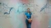 Lena Kaminski from Kyiv in Ukrainian education center in Budva, Montenegro