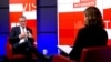 Nenad Rašić tokom intervjua za Radio Slobodna Evropa u Prištini.