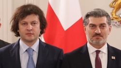 ირაკლი კობახიძე (მარცხნივ) და მიხეილ ყაველაშვილი