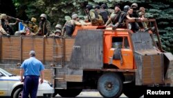 Мариупольдегі украина әскері. 13 маусым 2014 жыл.