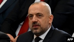 Milan Radoičić dok je bio potpredsednik Srpske liste na specijalnoj sednici Skupštine Srbije u Beogradu, 2. februar 2023.