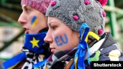 Началото на Революцията на достойнството на Майдана в Киев, 30 ноември 2013 г.