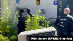 Akcija hapšenja osumnjičenih za učešće u trening kampovima u Srbiji (Zvanični video moldavske policije)