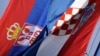 Zastave Srbije i Hrvatske, ilustracija