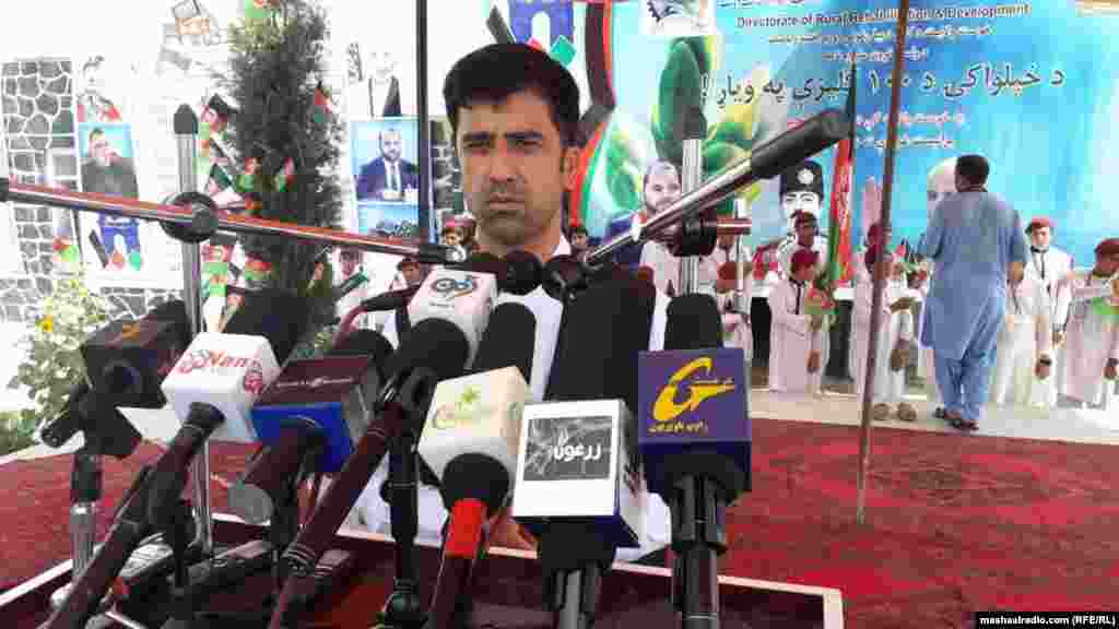 د خوست د پوهنې رییس نصیر احمد روښان. 