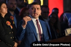 Candidatul ultranaționalist George Simion la alegerile prezidențiale.