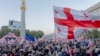 Тбилисидеги митинг. 4-октябрь, 2025-жыл.